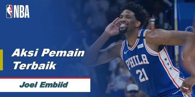 VIDEO: Joel Embiid Cetak 49 Poin Saat Philadelphia 76ers Menang Atas Atlanta Hawks 129-112