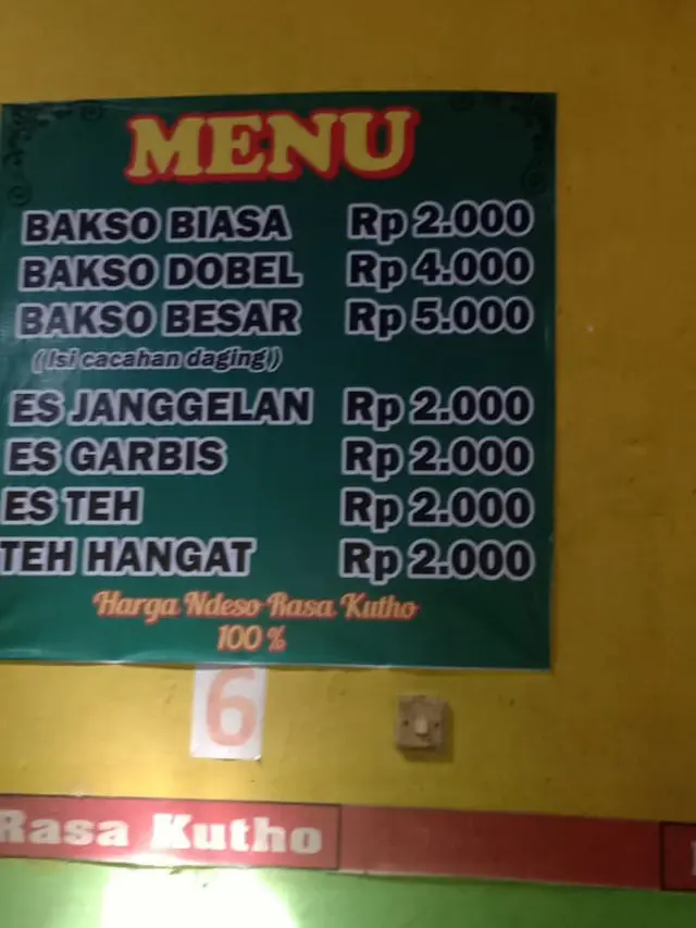 Bakso Pak Ndut Rp2000 di Kediri