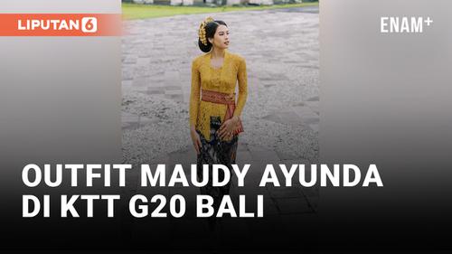 VIDEO: Gaya Maudy Ayunda di KTT G20 Bali