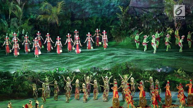 Tarian Nusantara Pukau Penonton Pembukaan Asian Games 2018