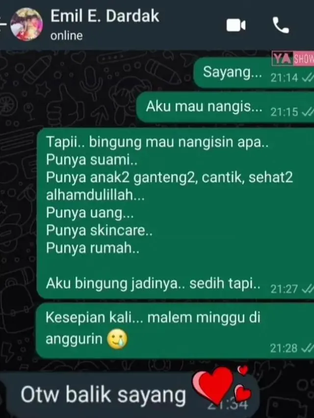Pesan mesra Arumi Bachsin kepada sang suami
