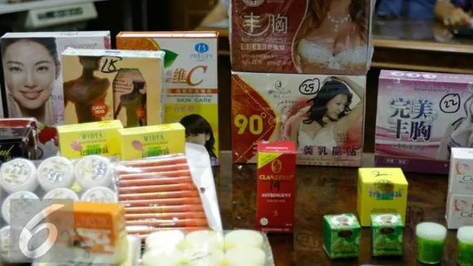 Kosmetika ilegal./Copyright Liputan6.com/Yoppy Renato