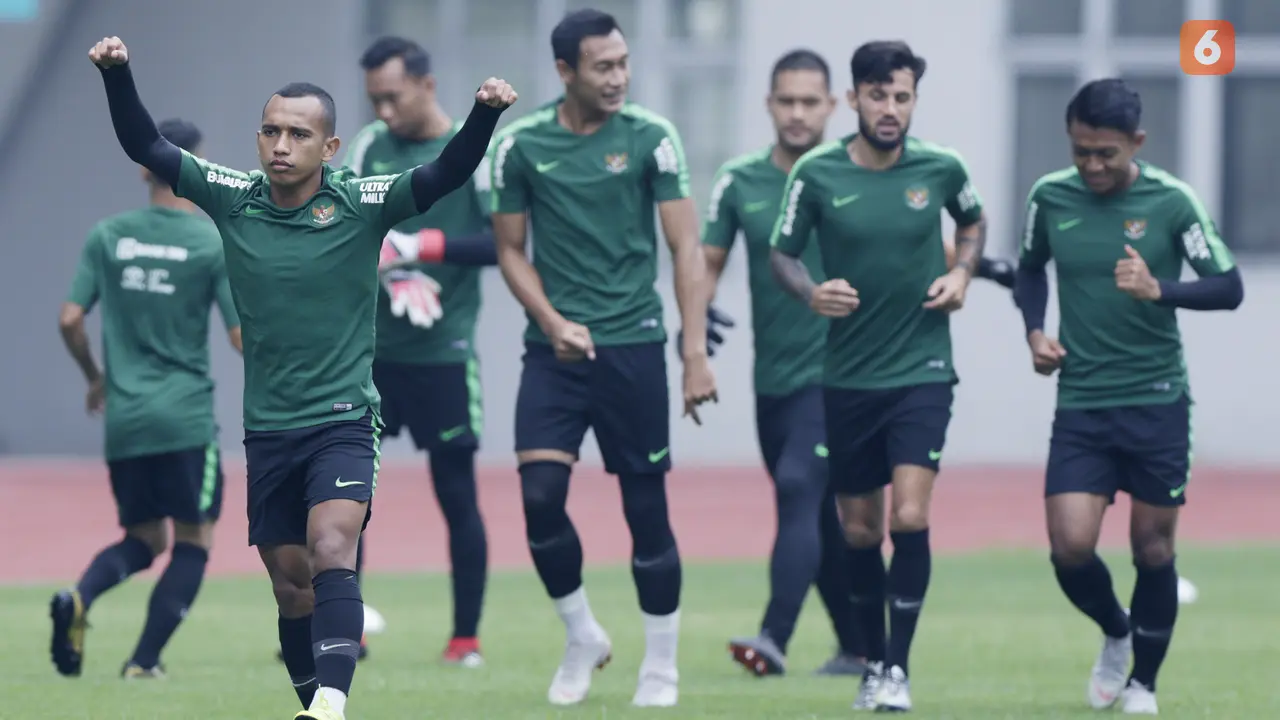 Piala AFF 2018 : Latihan Timnas Indonesia