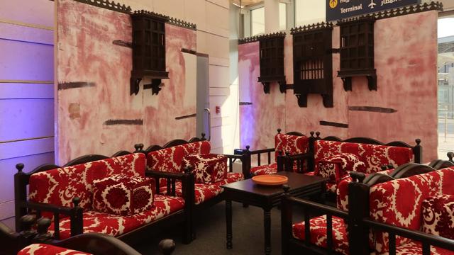 Fasilitas yang ada di Layanan Eyab di di Bandara Prince Mohammed bin Abdulaziz, Madinah. Darmawan/MCh 2019