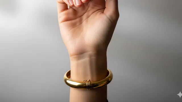 Gelang Emas 20 Gram 24 Karat Model Bangle/AI