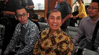 Hadi Poernomo saat menunggu di ruang sidang utama Pengadilan Negeri Jakarta Selatan, Senin (18/5/2015). Hadi Poernomo mengajukan praperadilan atas penetapan tersangka terhadap dirinya dan juga penyitaan yang dilakukan oleh KPK. (Liputan6.com/Yoppy Renato)