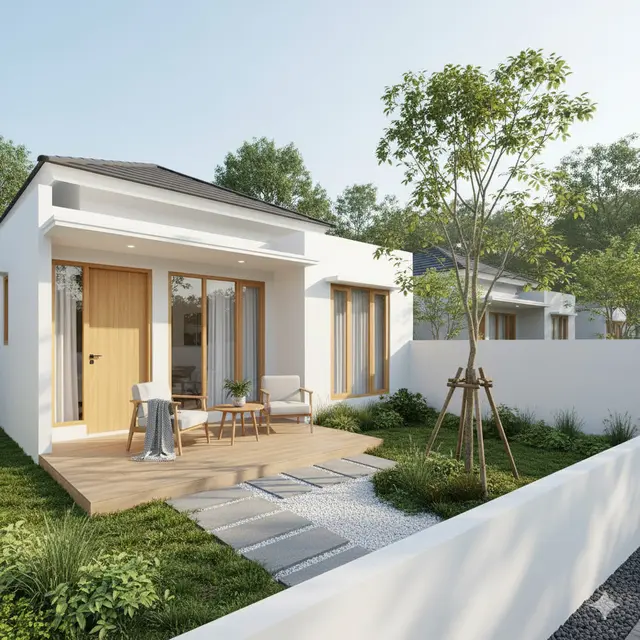 7 Model Rumah 1 Lantai dengan Teras Luas dan Taman Kecil, Nyaman untuk Bersantai dan Ramah Keluarga