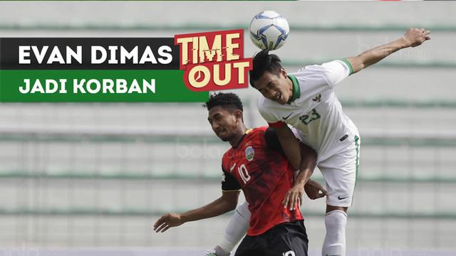 Evan Dimas dan Marinus Wanewar menjadi korban saat laga Timnas U-22 melawan Timor Leste ricuh pada babak penyisihan Grup B SEA Games 2017.