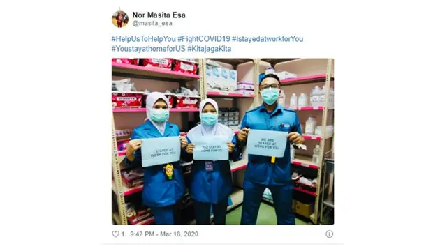 Viral, Ini 5 Potret Aksi Petugas Medis Meminta Semua Orang Tetap di Rumah
