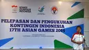  Roy Suryo mengatakan Indonesia akan menjadi tuan rumah Asian Game 2018. Kita pernah juara 2, target menjadi 10 besar di Incheon bukanlah hal yang mustahil, Jakarta, Kamis (11/9/2014) (Liputan6.com/Miftahul Hayat)
