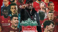 Liverpool - Ilustrasi Jurgen Klopp dan Pemain (Bola.com/Adreanus Titus)