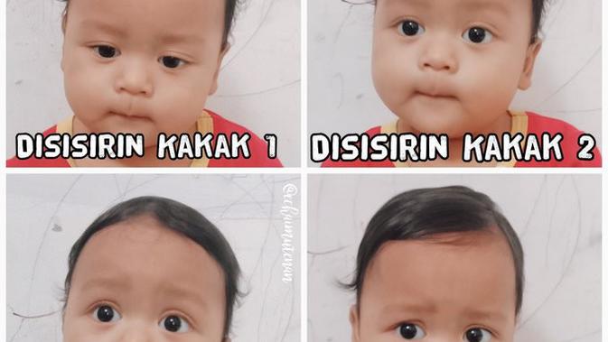 Beda gaya sisir rambut (Sumber: Twitter/catatansicucuth)