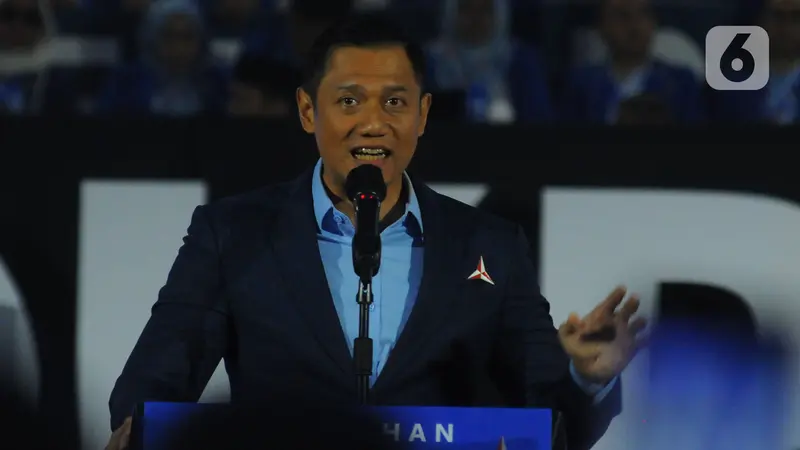 Agus Harimurti Yudhoyono Saat Pidato Politik