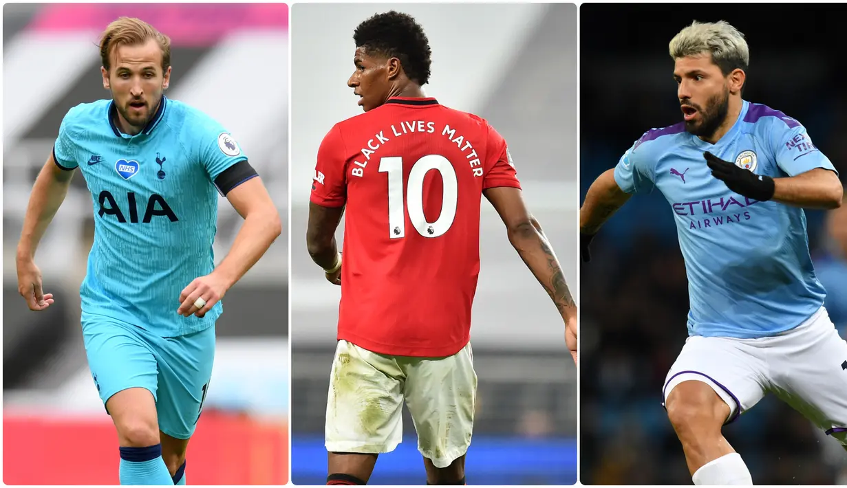 Pemain dengan nomor punggung 10 bisa dikatakan adalah pemain yang menjadi andalan sebuah klub. Berikut 6 pemain bernomor punggung 10 yang menjadi andalan di klub Premier League. (Kolase foto AFP)