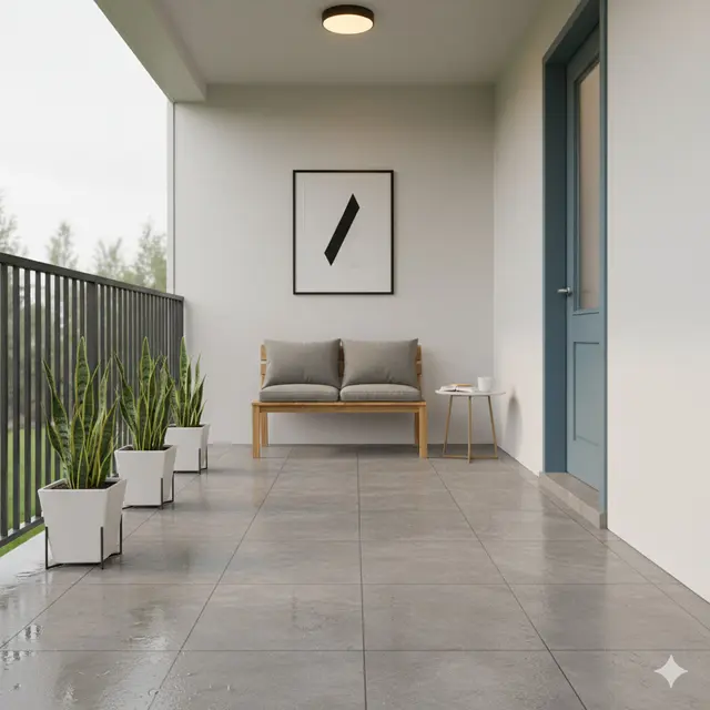 Ide Teras Depan Rumah Sempit Budget Hemat (Foto: Gemini AI)