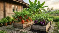 8 Ide Desain Edible Garden Minimalis di Halaman Sempit Tapi Hasil Panen Melimpah