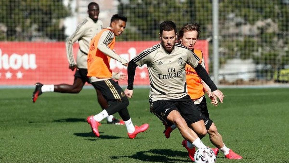 Absen 100 Hari, Eden Hazard Unjuk Gigi Saat Latihan Bersama Real Madrid