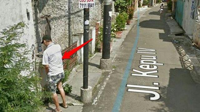 Momen lucu di Google Street View (Twitter/@localracun)