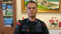 Personel Brimob Polda Riau Bripka Andry Darma Irawan yang menyetor ratusan juta ke Kompol Petrus. (Liputan6.com/Istimewa)