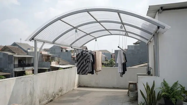 Model Atap Jemuran dari Baja Ringan yang Cocok untuk Rumah Sederhana