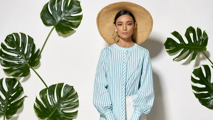 perempuan jadi model