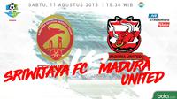 Liga 1 2018 Sriwijaya FC Vs Madura United (Bola.com/Adreanus Titus)