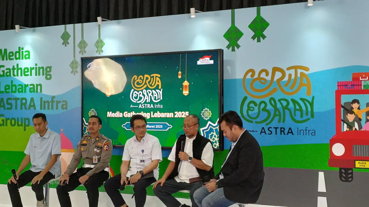 Sesi bincang di Kantor Astra Infra Toll Road, Kabupaten Subang, Jawa Barat, Kamis (13/3/2025). (Foto: Liputan6.com/Maulandy R)