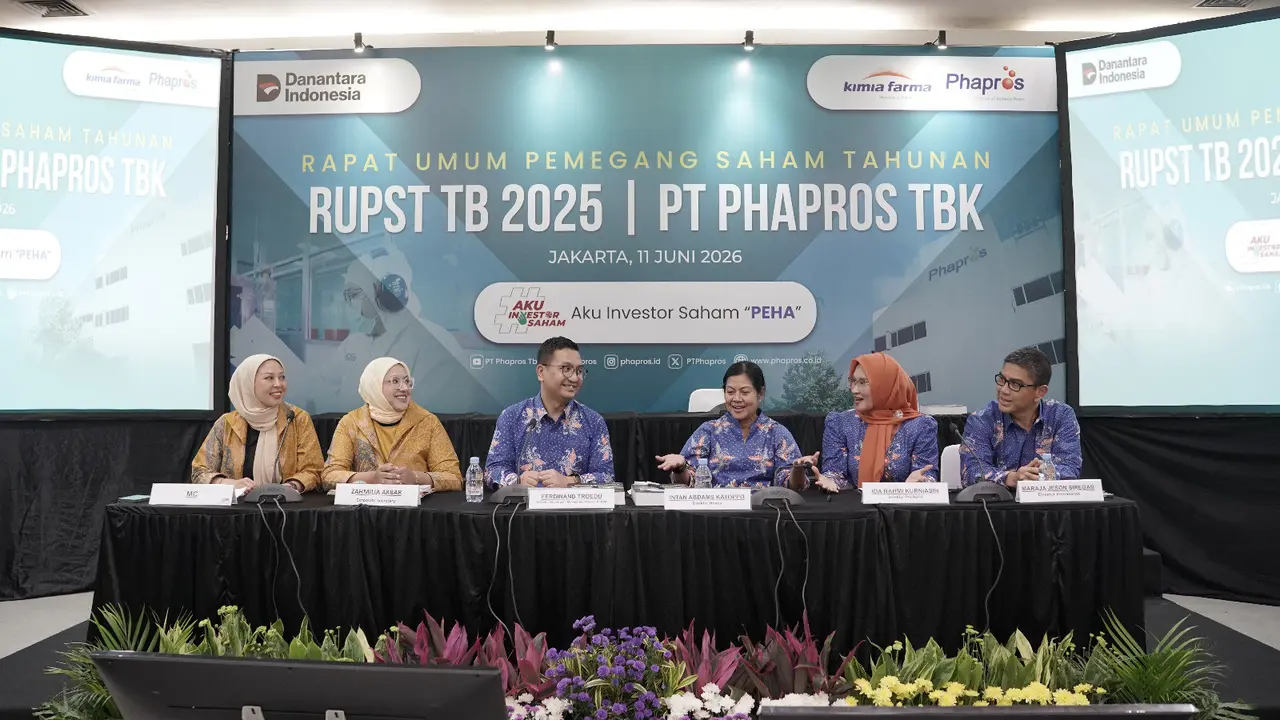 Rapat Umum Pemegang Saham Tahunan (RUPST) PT Phapros Tbk (PEHA).