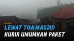Momen kocak terjadi ketika ada pengumuman paket COD lewat toa masjid.
