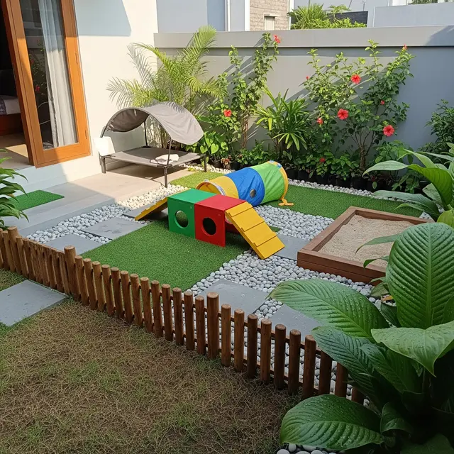 Desain Halaman Belakang Rumah Kecil yang Bisa Disulap Jadi Pet Area