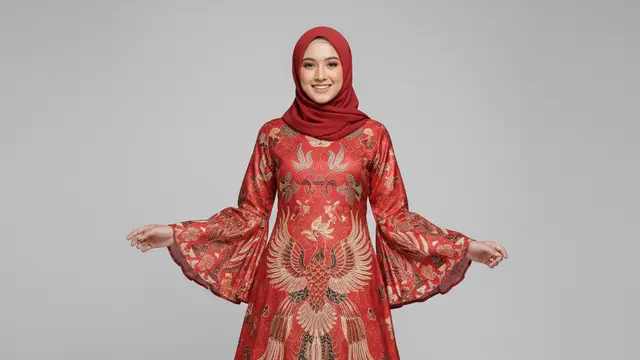 Model Gamis Batik Flowy Kain Ringan untuk Aktivitas Harian yang Stylish. Gemini
