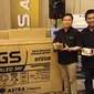 Aki motor GS Gold menawarkan garansi dua tahun pemakaian. (Septian / Liputan6.com)