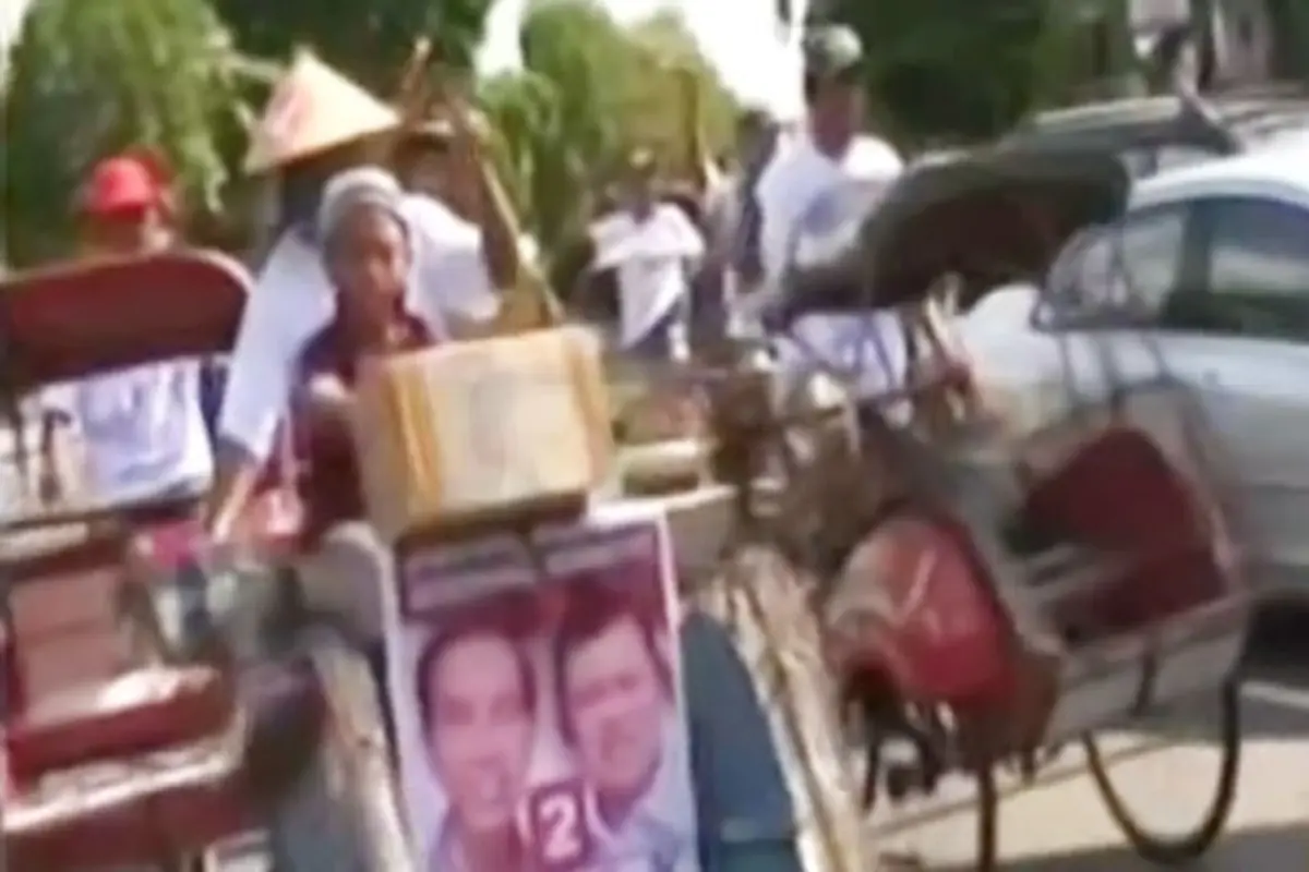 Tukang becak dukung Jokowi - Liputan6 Pagi