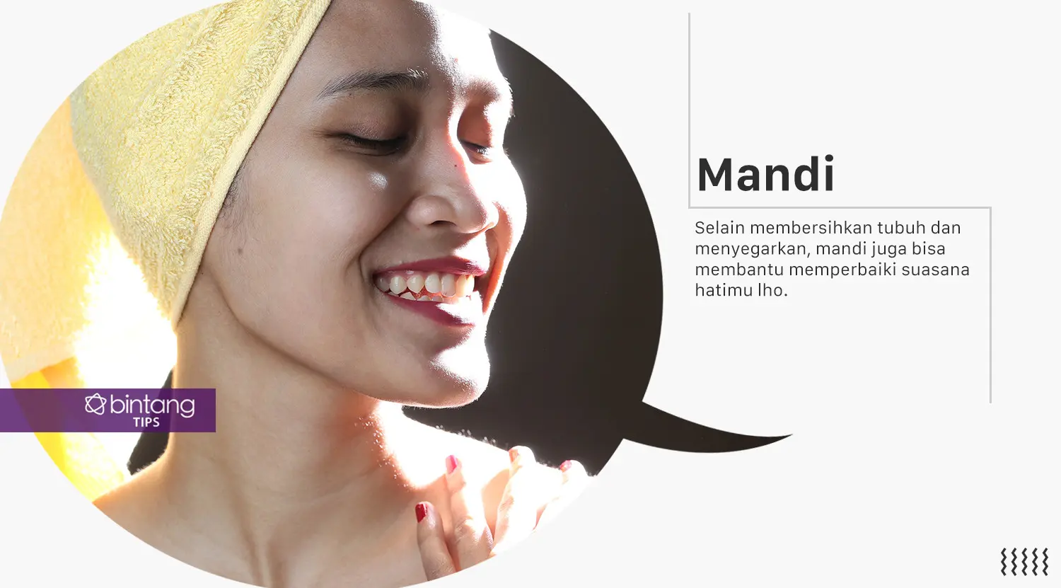 Ini caranya biar kamu bisa tetap tersenyum dan bahagia saat menstruasi. (Foto: Adrian Putra, Digital Imaging: M. Iqbal Nurfajri/Bintang.com)