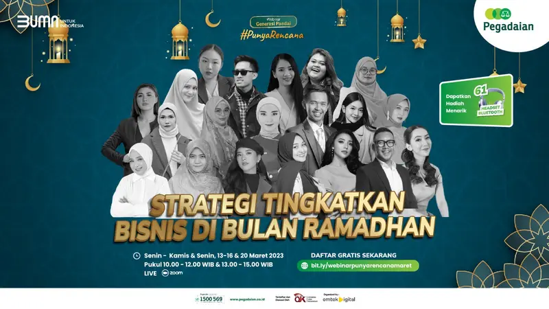 Ungkap Rahasia Menjadi Makin Cuan, Pegadaian Hadirkan Webinar Bertema ‘Strategi Tingkatkan Bisnis di Bulan Ramadhan’