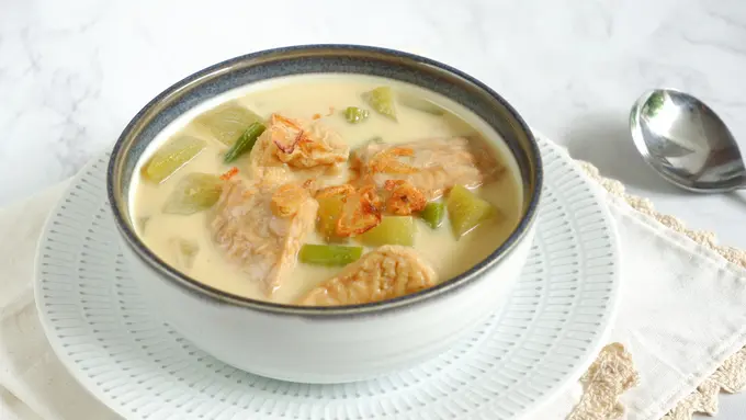 resep lodeh tempe labu siam