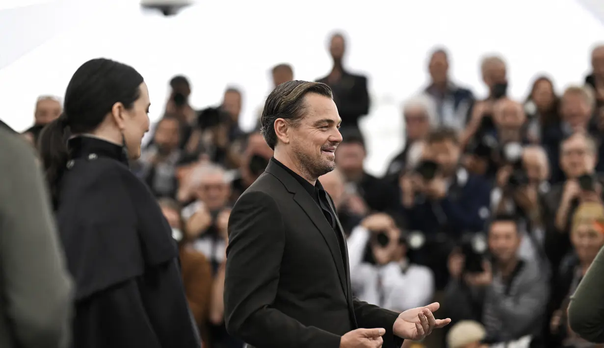 Terakhir kali Dicaprio berada di karpet merah Cannes ialah pada 2019, saat pemutaran perdana "Once Upon a Time In Hollywood" karya Quentin Tarantino. (AFP/Patricia De Melo Moreira)