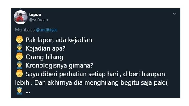 Obrolan Lucu Saat Lapor Polisi Ini Malah Berujung Curhat