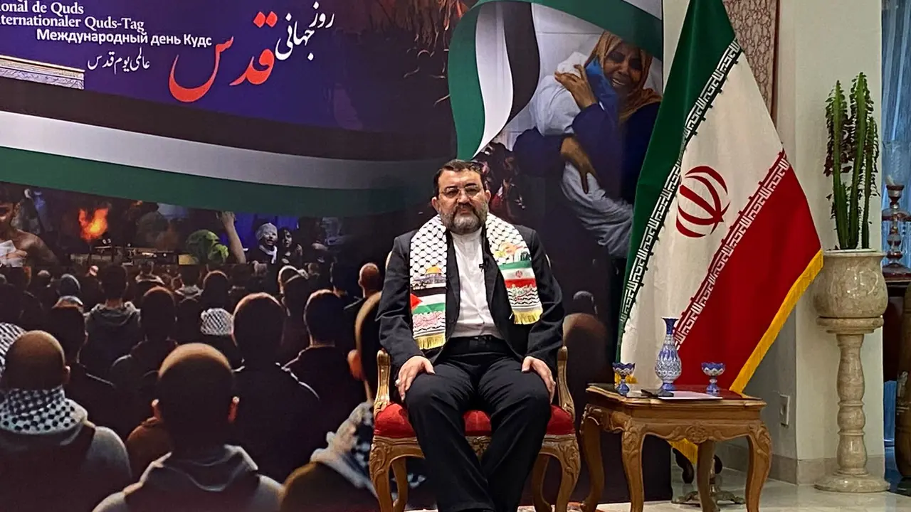 Dubes Iran Mohammad Boroujerdi menyebut penyerangan gedung konsulatnya di Suriah sebagai bentuk pelanggaran terbaru dari Israel (Liputan6.oom/Teddy Tri Setio Berty).