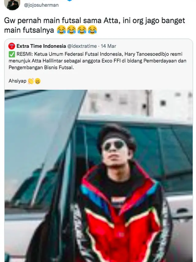 Bukan Sekadar Hobi, Atta Halilintar Ternyata Jago Main Futsal. (twitter @S5Futsal)