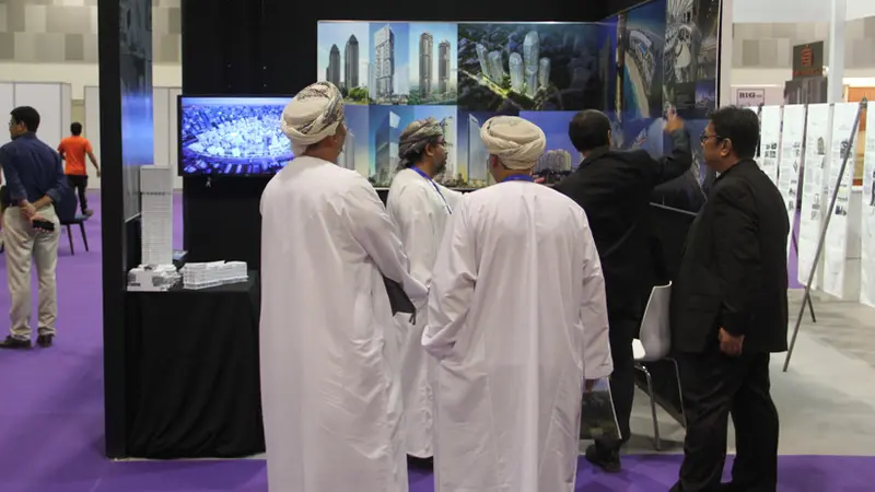 Pameran Builders International Gathering (BIG Show) Oman yang diikuti arsitek Indonesia. (Sumber: KBRI Muscat)​