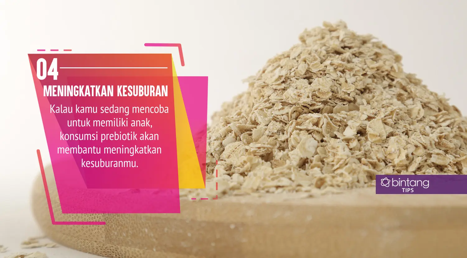 Alasan kamu harus konsumsi makanan kaya prebiotik saat diet. (Foto: Daniel Kampua, Digital Imaging: Nurman Abdul Hakim/Bintang.com)