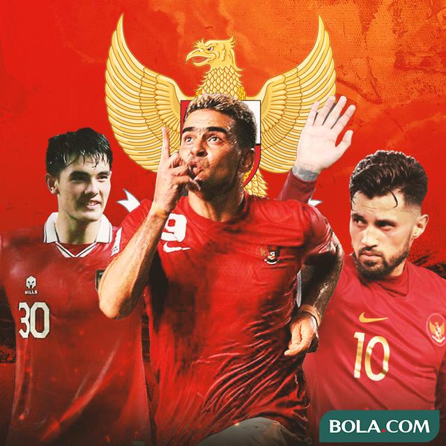 Timnas Indonesia - Cristian Gonzales, Stefano Lilipaly, Elkan Baggott
