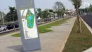 Suasana area parkir kendaraan di Jakarta International Equestrian Park Pulomas, Jakarta, Kamis (2/8). JIEPP akan menjadi venue tiga cabang equestrian Asian Games 2018. (Liputan6.com/Helmi Fithriansyah)