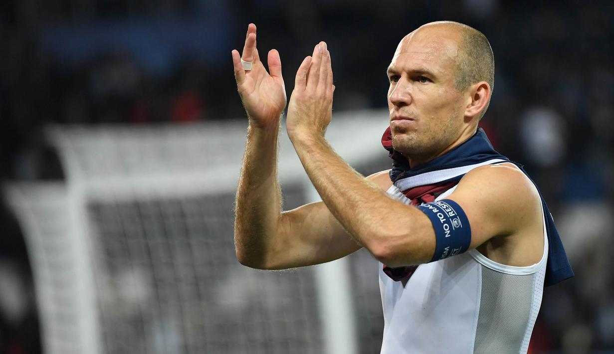 6. Arjen Robben (Chelsea, Bayern Munchen) - 8 Gol. (AFP/Christophe Simon)