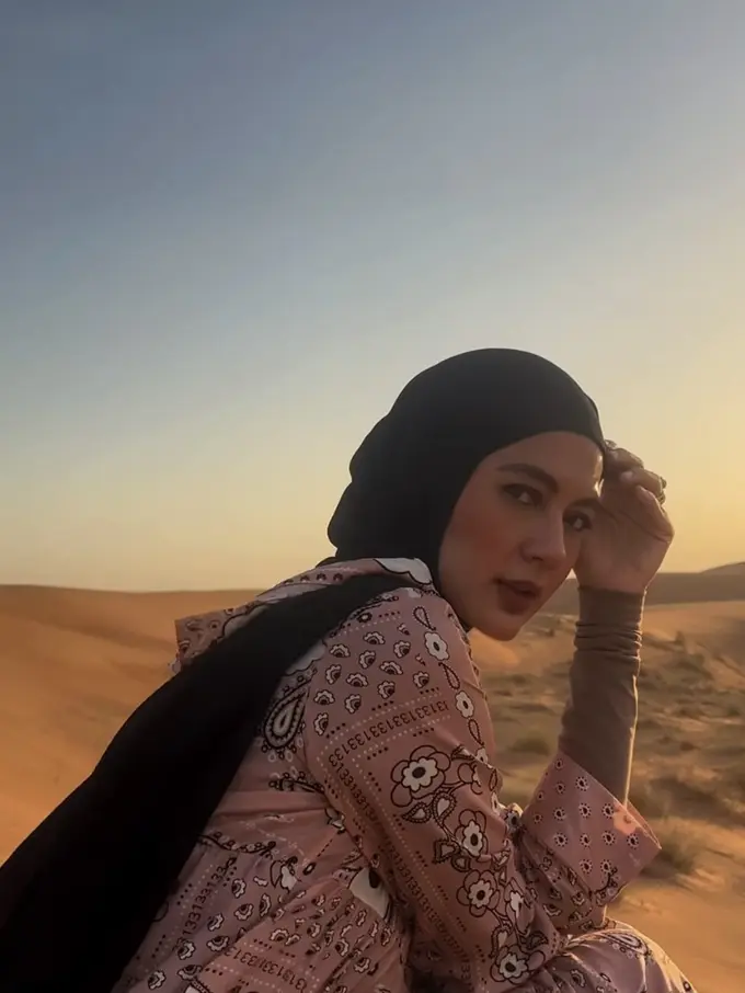 Paula Verhoeven Liburan di Dubai tanpa Baim Wong. [@paula_verhoeven]