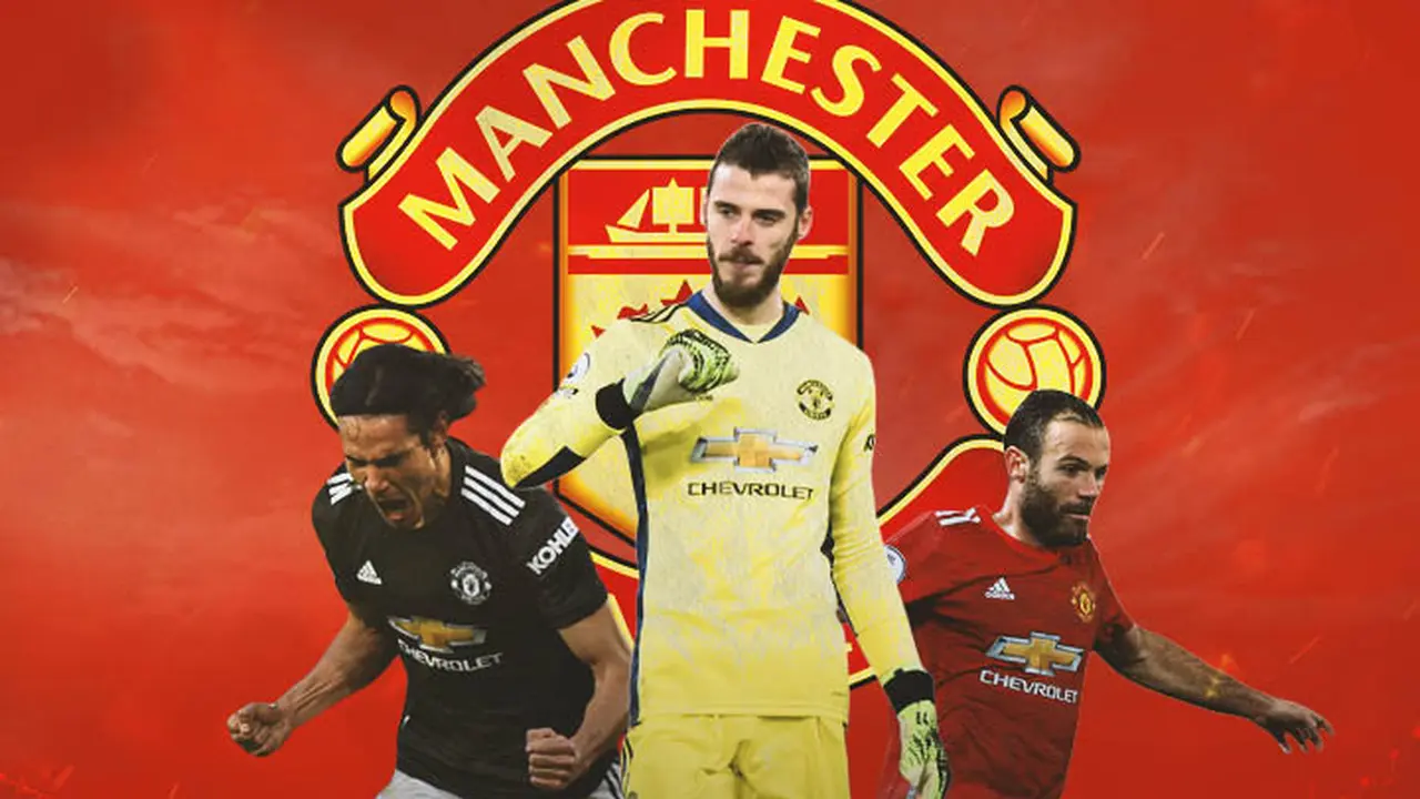 Manchester United - Edinson Cavani, David De Gea, Juan Mata