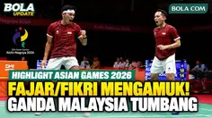 Highlight Fajar Alfian/Muhammad Shohibul Fikri Tumbangkan Ganda Malaysia Goh Sze Fei/Nur Izzuddin di Asian Games 2026