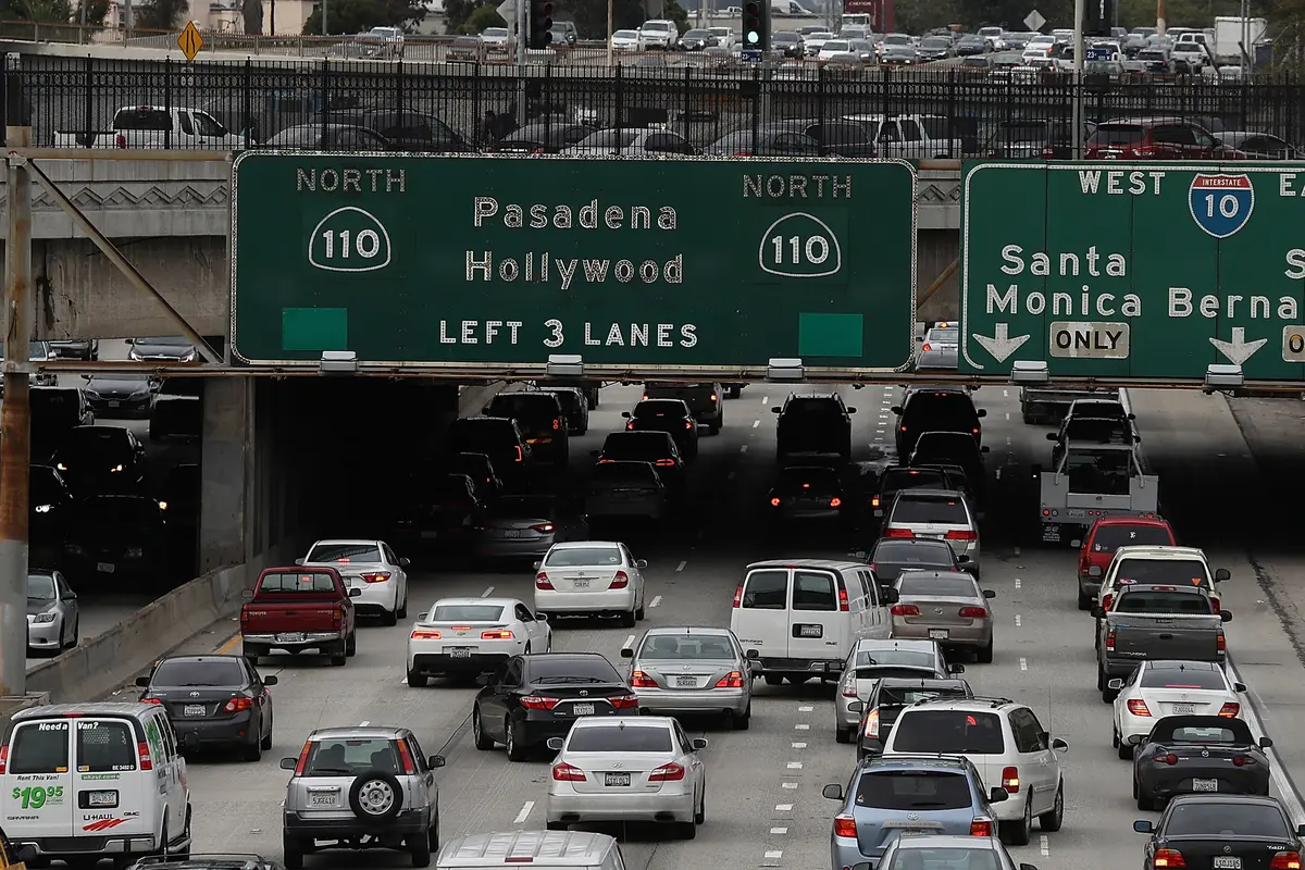 Macet di Los Angeles-Kota Termacet di Dunia-AFP Photo-20170222