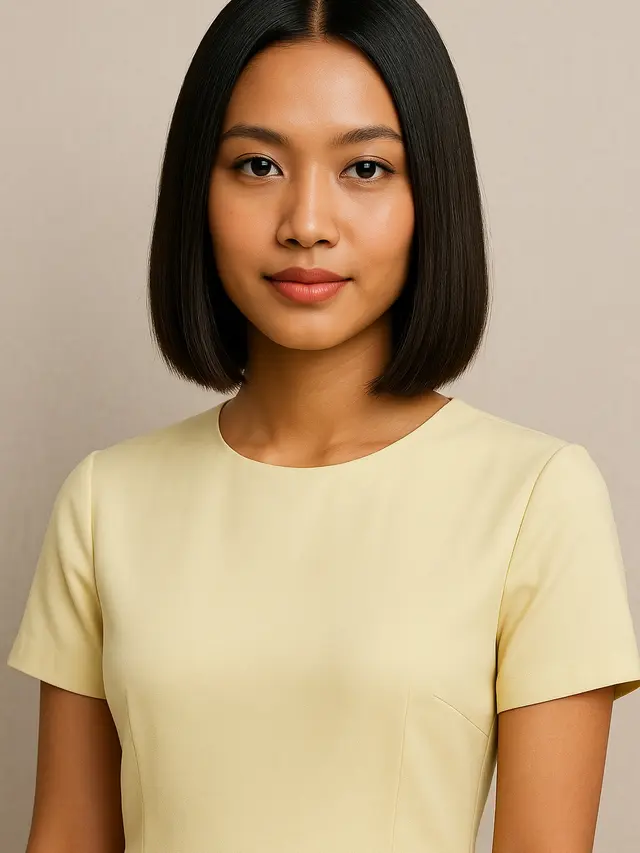 Model Rambut Sebahu 2025 untuk Wajah Oval Indonesia